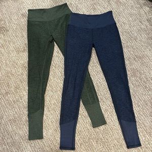 Lot of 2 ALO Yoga Alosoft Lounge Leggings, both size Small
